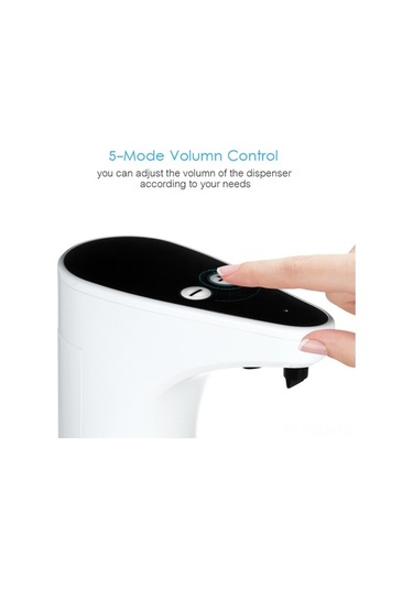 Novahub 480ml Otomatik Temassız Sabun Dağıtıcı, Kızılötesi Sensör, Beyaz, Ev & Otel Kullanımı İçin Diğer