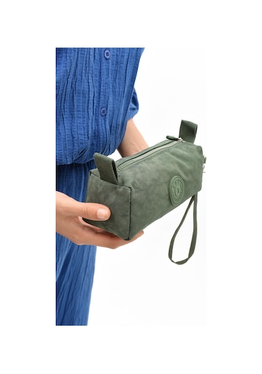 Tek Bölmeli Kalemlik Yıkanabilir ve Su Geçirmez Yeşil Model: 571-15h - Yeşil