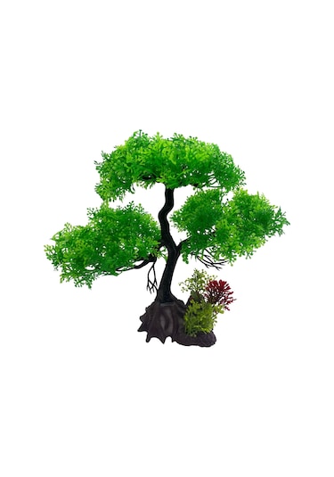 Xindoker Akvaryum Ve Teraryumlar İçin Gerçekçi Plastik Bitki Ve Ağaç Dekoru, Dayanıklı Ve Bakımı Kolay T1161