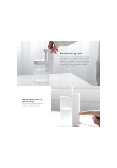 Xiaomi Sothıng Masa Üstü Ev Nemlendirici 260 Ml Protable Sessiz Masaüstü Usb Mını Ofis Yüz Hava Temizleme Klima İçin Beyaz Vv