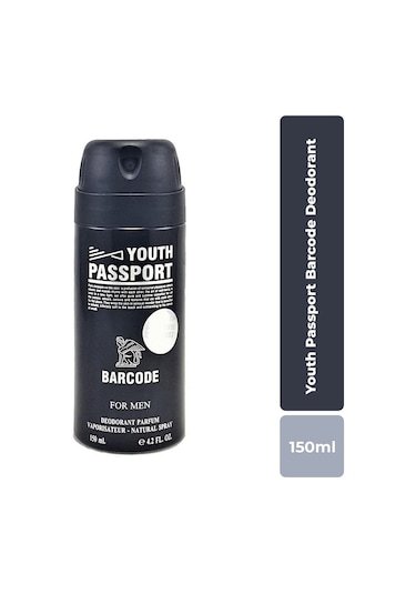 Youth Passport Barcode Erkek Sprey Deodorant 150 ML