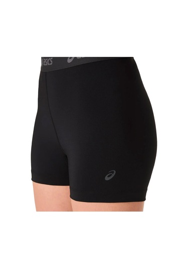Asics Essential Logo 3" Kadın Siyah Koşu Tayt 2032d266-001