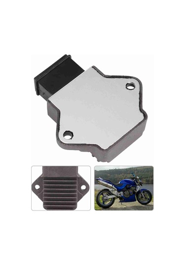 Yaozixa Motor Güç Regülatörü Honda Hornet Cb600f Pc34, Soğutma Kanatlı, Pil Aşırı Şarjı Engelleme, Kolay Kurulum, Dayanıklı Malzeme
