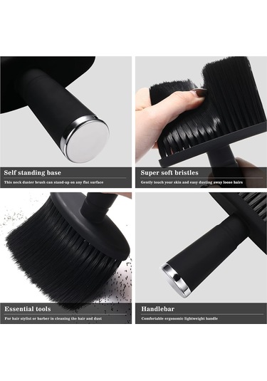 Adet Saç Kesme Fırçası Berber Fırçası Boyun Toz Alma Fırçası Siya