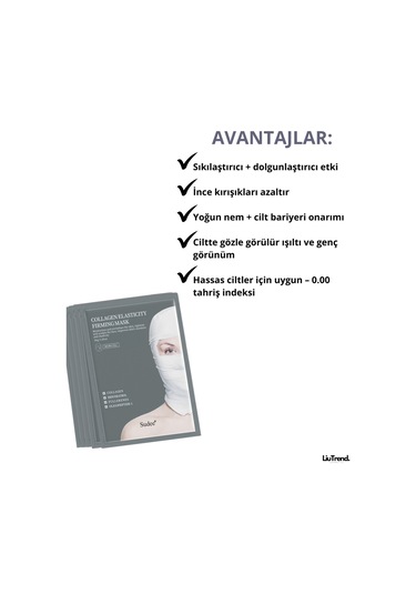 Sudee Collagen Elasticity Firming Mask 30ml Ciltte Lifting Ve Elastikiyet Sağlayan Kumaş Maske