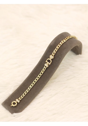 14 Ayar Altın D Harfi Gurmet Bileklik Altın