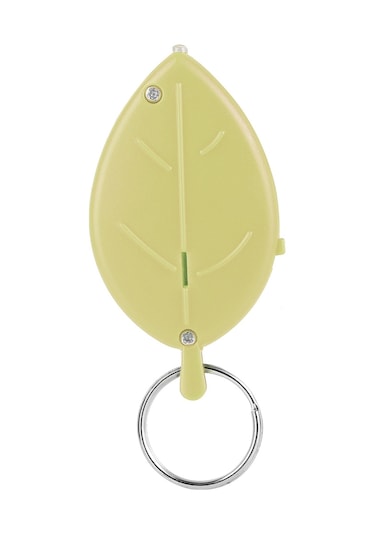 Düdük Ses Kontrolü Anahtar Bulucu Kaybolmaya Karşı Anahtarlık Bulucu İzleyici Yaprak Şekli Sarı