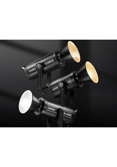 Godox Sl200ııı Led Video Işığı 200w 5600k Yüksek Crı 96+ Sessiz Fan 8 Özel Efekt Desteği-119368