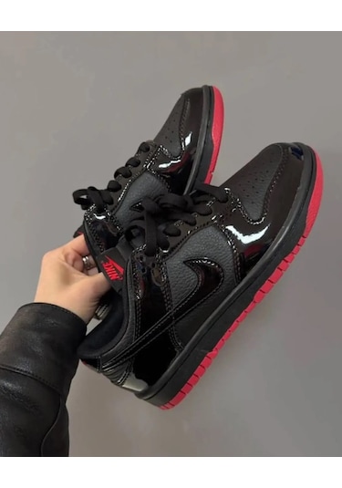 Nike Dunk Low Retro Sb Günlük Kullanım Düz Taban Unisex Spor Ayakkabı Siyah Kırmızı Nike Dunk Low Retro Sb Günlük Kullanım Düz Taban Unisex Spor Ayakkabı Siyah Kırmızı
