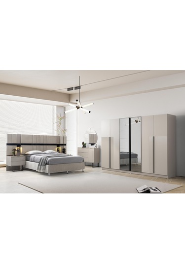 Ren 6 Kapaklı Gardırop %100 Mdf
