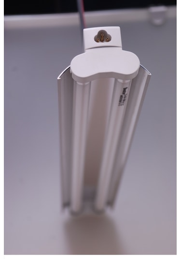 T5 Reflektörlü Bant Armatür 2X14W Elektronik Balastlı Sarı Beyaz