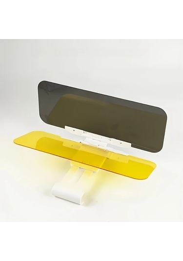 Dashanshop Gece Gündüz Sarı Siyah Anti-glare Araç Güneşlikliği - Uv Filtreli Emniyetli