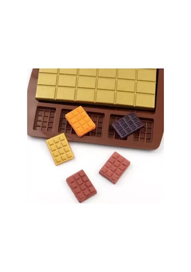 Tablet Silikon Çikolata Kalıbı Mini