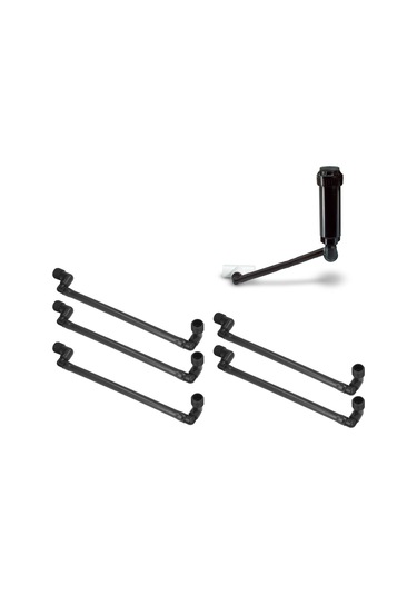 Kosona G3/4 Dış Dişli Otomatik Yükseklik Ayarlı Çevirilebilir Bahçe Çim Sulama Jöntü Armatürü - 5 Adet Pe Malzeme