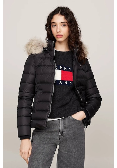 Tommy Jeans Kadın Mont-dw0dw18312 Siyah