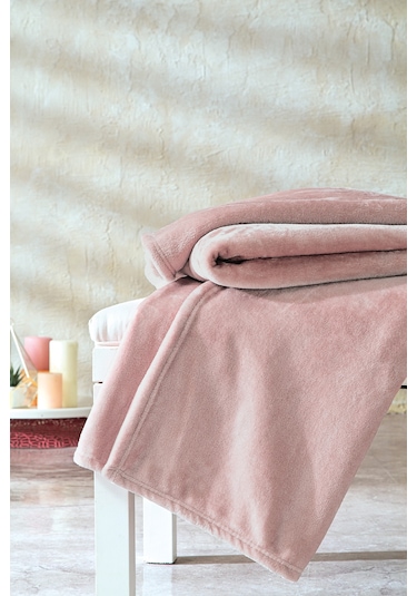 Yataş Bedding Olenna Wellsoft TV Battaniyesi 140 x 190 CM Pudra