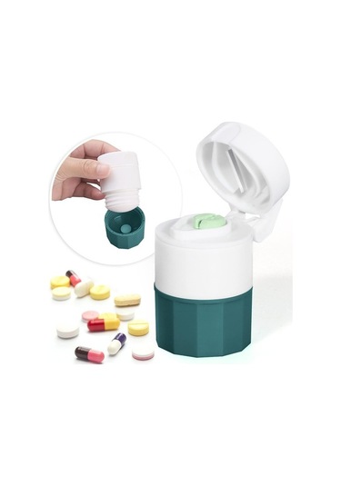 Likeable Hap Kırıcı, Hap Kesici, Hap Öğütücü, Çok Işlevli 3 Bölmeli-21