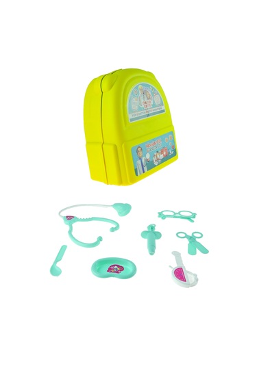 Seti Sırt Çantalı Set 7 Parça Set Oyuncak Doktor