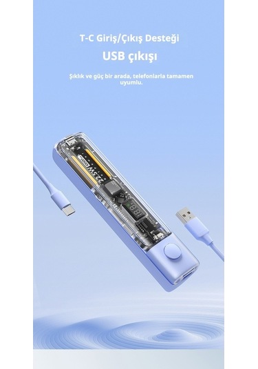 Novahub Yeni Model 22.5w Mini Şarj 10000mah Güç Kaynağı Beyaz, Hızlı Taşınabilir Beyaz