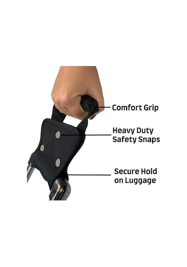 Homyl Bagaj Sapı Sarma Çıkarılabilir İş Seyahatleri Seyahat Siyah