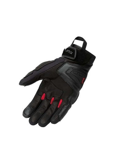 Tucano Urbano T.ur G-four Yazlık Korumalı Motosiklet Eldiveni Siyah Kırmızı