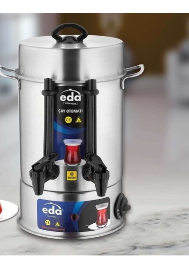 Eda Çelik 40 Bardak Çay Makinesi Inox
