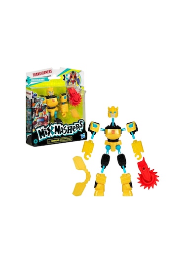 Transformers Mix Mashers Bumblebee Figür Parçalanabilir Ve Karıştırılabilir Robot Oyuncak Bumblebee