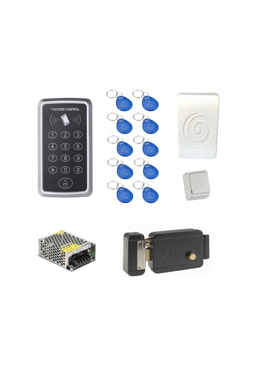 Rfid Kapı Zili Şifreli Kapı Kilidi Sistemi Kapı Açma Seti Tirajlı Kilit