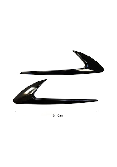 Araç Oto Çamurluk Venti Uzun Nike Parlak Siyah Her Araca Uygun