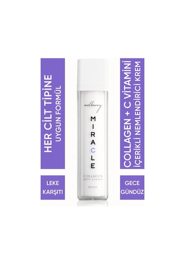 Sivilce Karşıtı- Miracle Collagen Skin Cream 50 ML