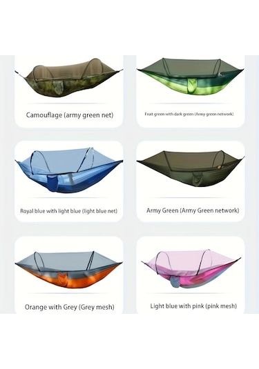 Maxaccess İki Kişilik Asılı Hamak 661 Lb Askeri Yeşil Taşıma Askısı+kilit Haki