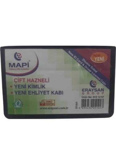 Ehliyet ve Kimlik Kabı Çift Hazneli