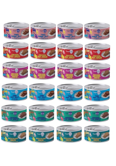 Supreme Karışık Konserve Kedi Maması 85grx24 Adet