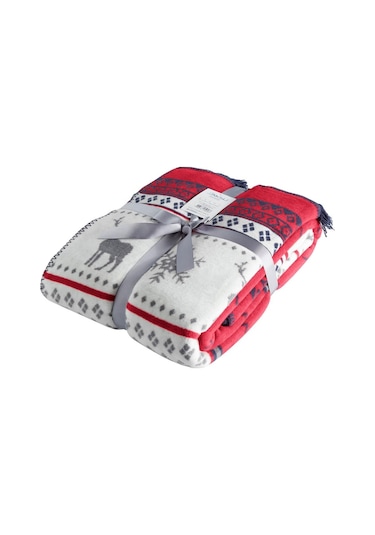Aksu Çift Kişilik Pamuklu Battaniye Carmelo