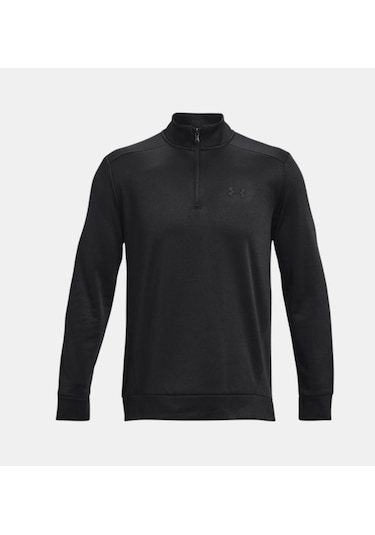Under Armour Erkek Armour Fleece® ¼ Fermuarlı Sweatshirt 1373358-001 - Siyah