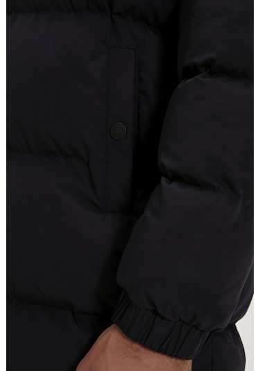 Bad Bear Lincoln Puffer Lacivert Kapüşonlu Erkek Mont-Lacivert