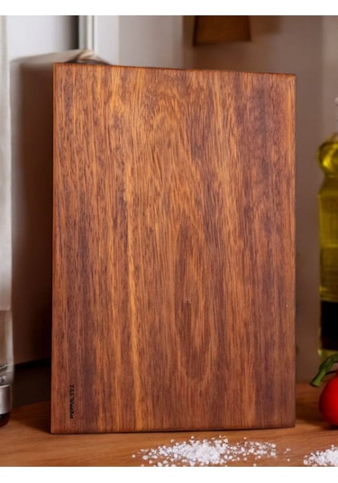 Eksiz Masif Doğal Ahşap Kesme Sunum Doğrama Tahtası