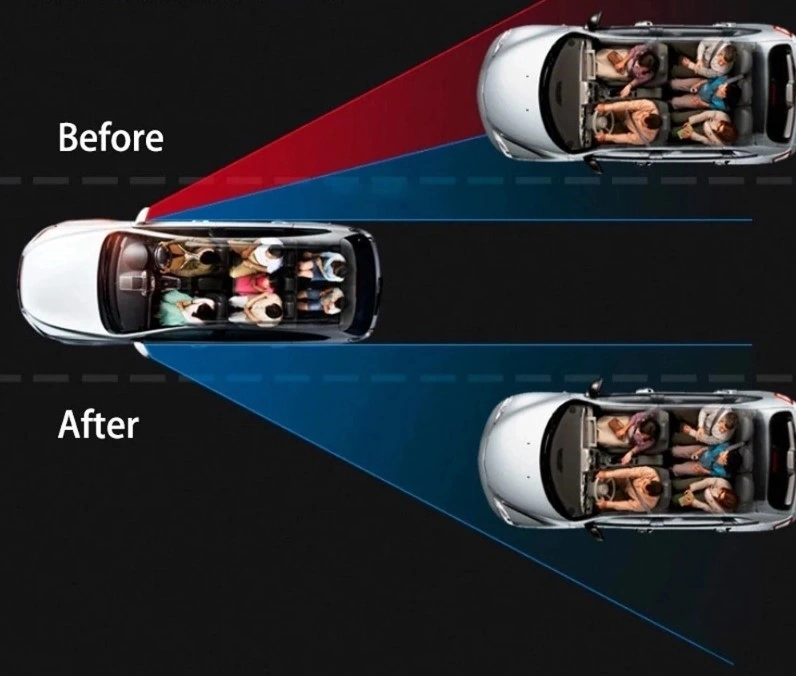 Ayarlanabilir Kör Nokta Aynası Siyah 2 Adet 4490