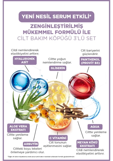 Cilt Bakım Köpüğü C Vitaminli & Hyaluronıc Acıd & Wıld Bloom