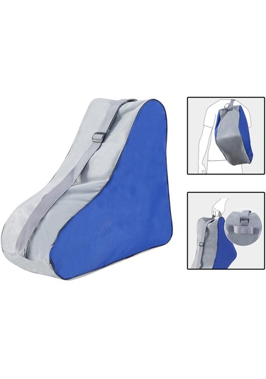 Suntek Paten Çantası Taşıma Ayakkabıları Saklama Mavi Mavi