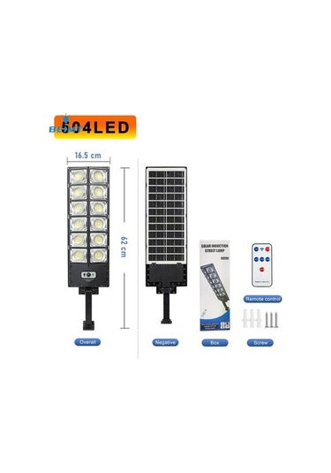 Besthome1 10000 Watt Parlak Güneş Lambası Su Geçirmez Ultra Geniş Bahçe İnsan Hareket Aydınlatması 56564874 120cob Solar