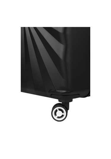 Büyük Boy %100 Polikarbon Valiz 4x2 Teker Siyah 1809 Siyah