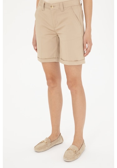 U.s. Polo Assn. Kadın Kum Şort / Bermuda 50281722-vr085 Kum Rengi Kum U.s. Polo Assn. Kadın Kum Şort / Bermuda 50281722-vr085 Kum Rengi Kum
