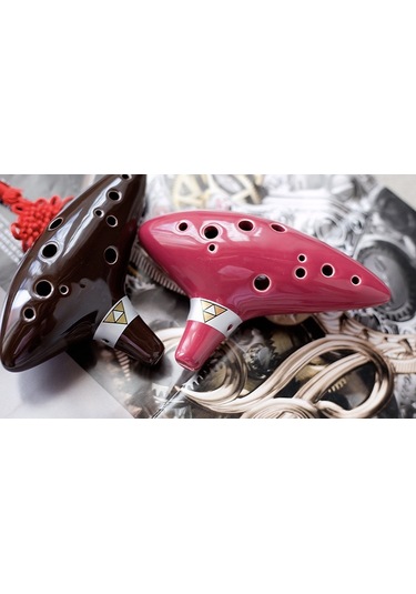 Hermann Mayer Hmo12Rd Pro Seramik Alto Ocarina - Kırmızı
