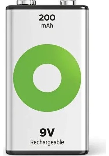 Gp Recyko 9 V 200 Mah Şarjlı Pil