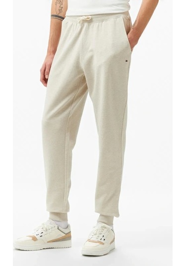 Tommy Hilfiger Essentıal Terry Sweatpant Erkek Ekru Eşofman Altı Mw0mw37236hgf Ekru
