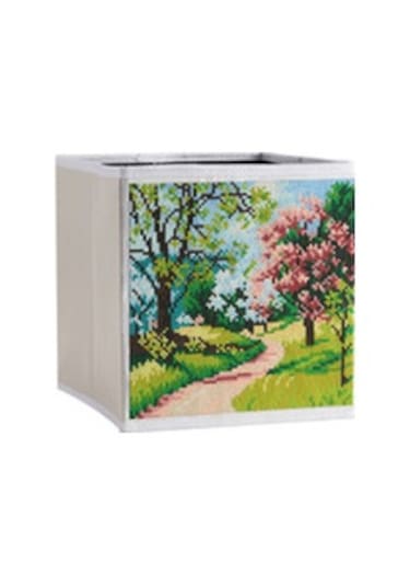 Leezsing Amerikan Avrupa Yaratıcı Saklama Kutusu Point Diamond Crafts Elmas Boyama Katlanır Saklama Kutusu Manzara Snh103 Diğer