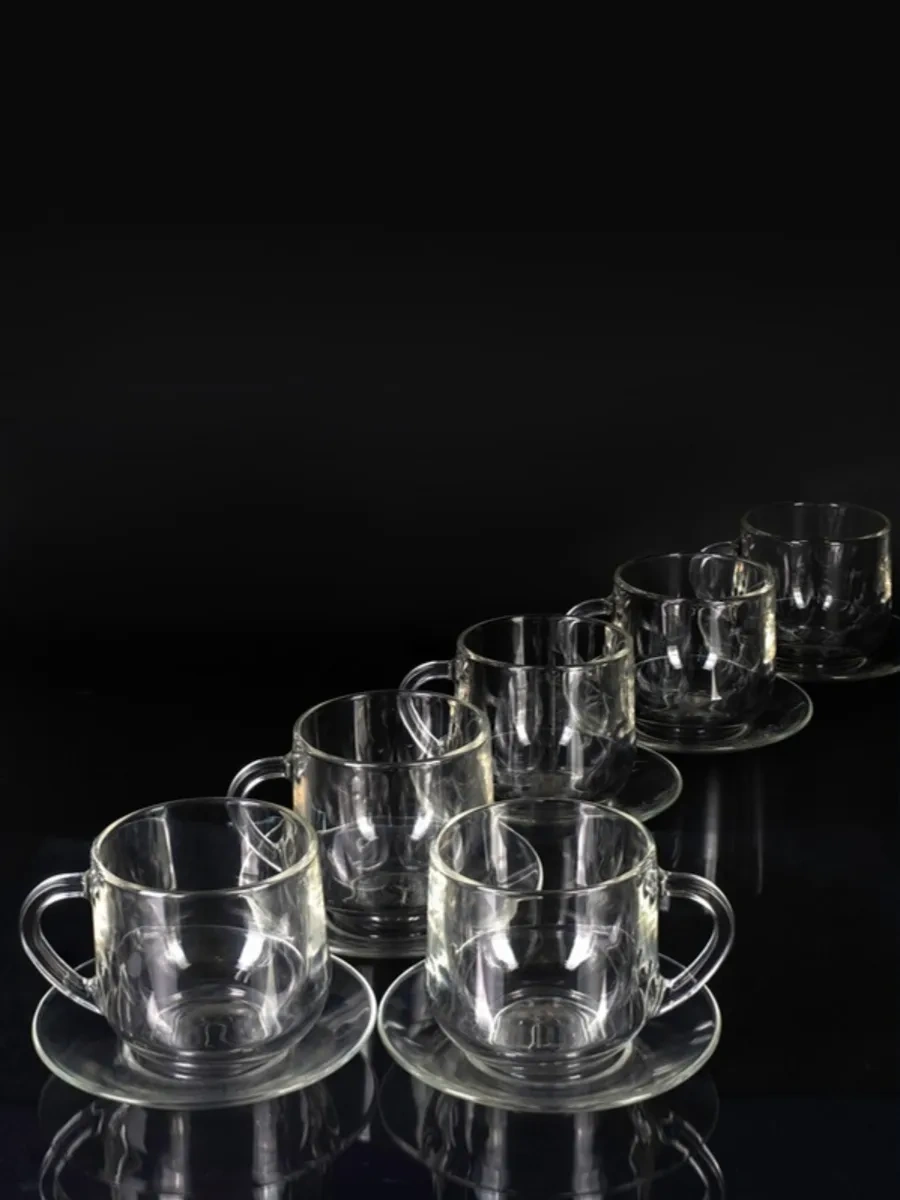 Purecrystal Çay Ve Kahve İçin Fincan Ve Tabak Seti 6 Parça 313126184 Beyaz