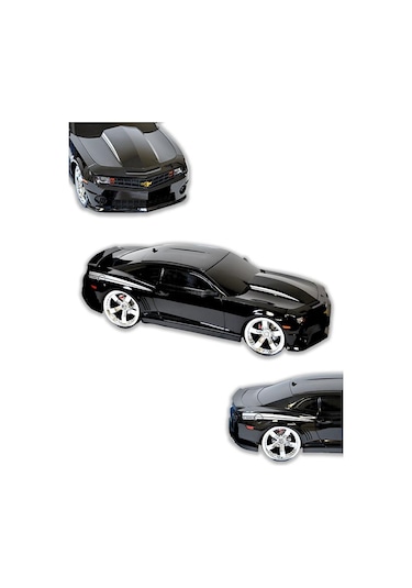 Ctoys 1:14 Ölçekli Chevrolet Copo Camaro Işıklı Uzaktan Kumandalı Araba Siyah 1402b Siyah