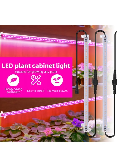 Led Bitki Büyüyen Işık Şeritleri 12" Tam Spektrumlu Güneş Işığı